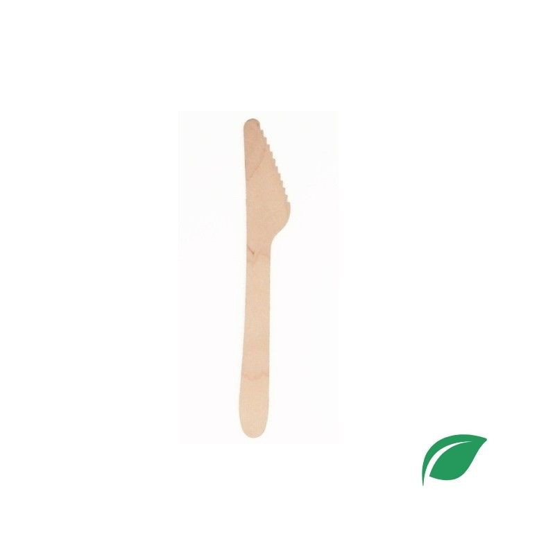Nóż drewniany 16 cm a`100